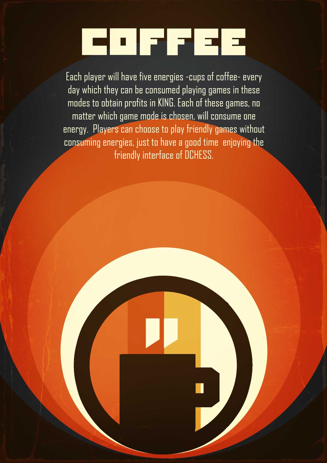 poster sobre los cafecitos/energías para jugar PVP